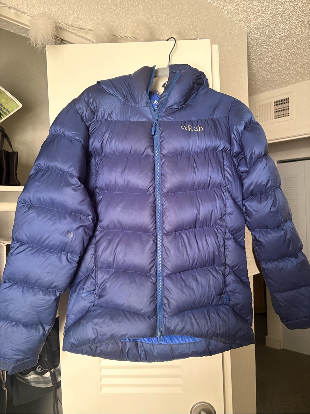 Blue Insulated Puffer Jacket